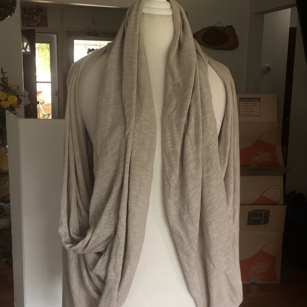 J.Jill Attached Shawl Sweater